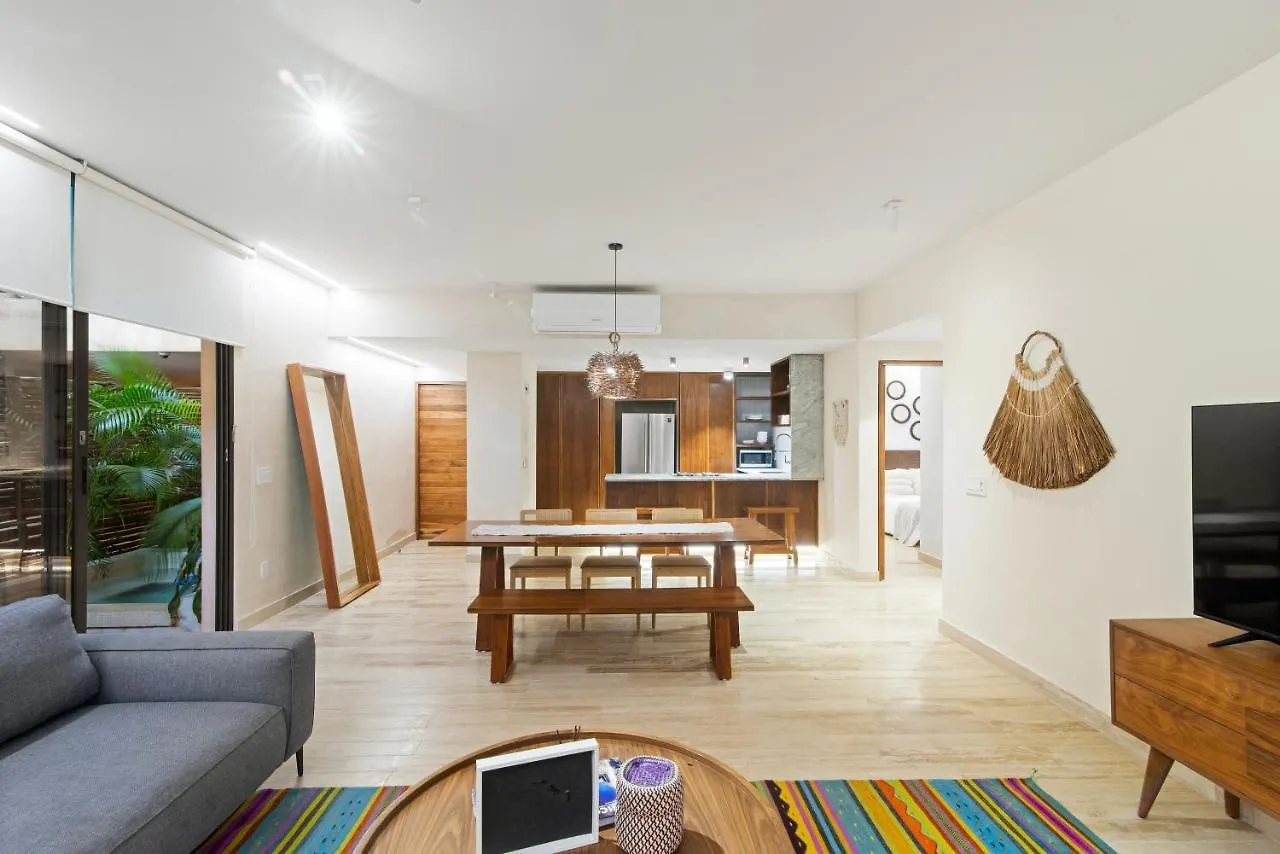 107 Beautiful Apartment Terrace & Private Pool Tulum Mexico